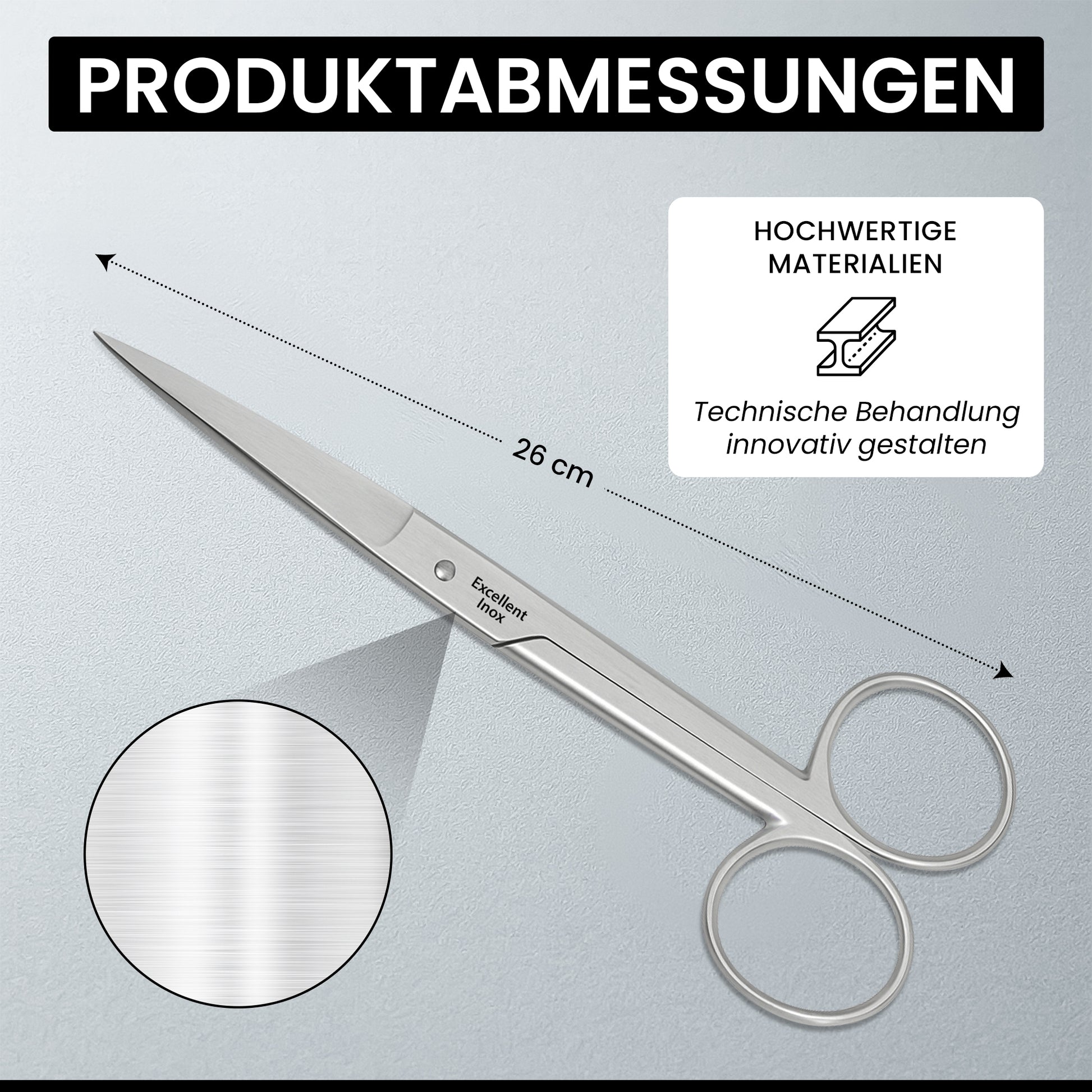 Verbandsschere Schneide spitz