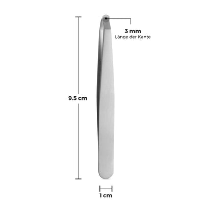 Haar-Pinzette - abgewinkelt Spitze