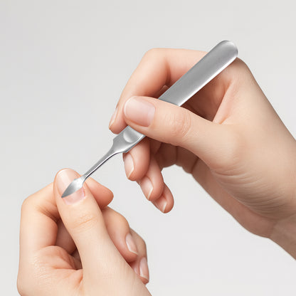 Nagelreiniger aus Edelstahl 12 cm – Präzisions Nagelhautentferner für Maniküre & Pediküre