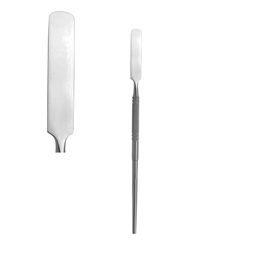 Ointment spatula wide one-sided