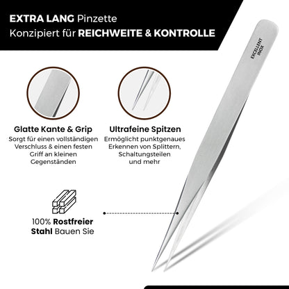 Splitterpinzette - Präzisionspinzette - nicht magnetisch