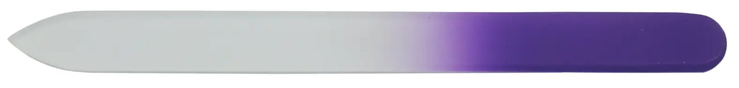 Pedicure glass nail file, pointed