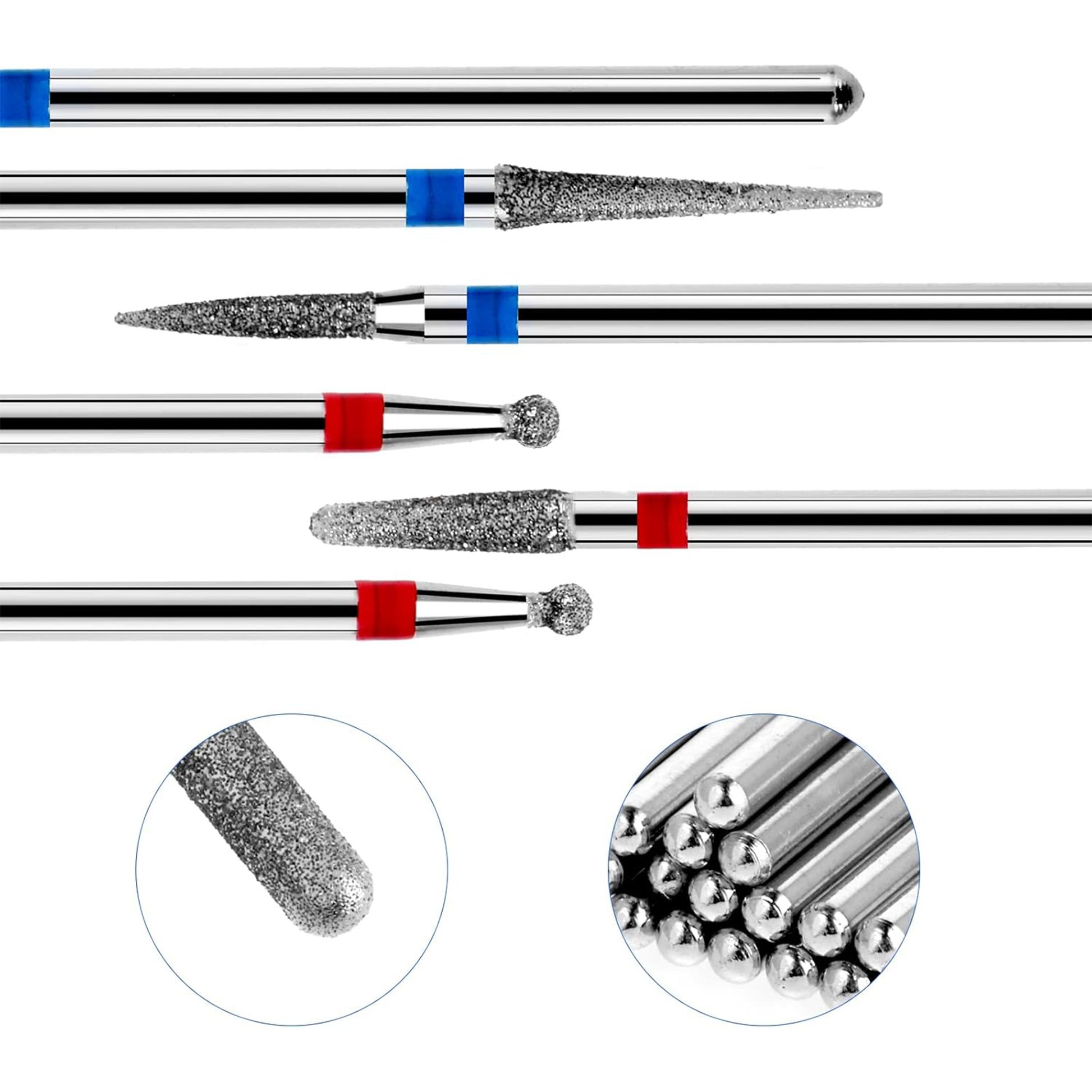 Diamant-Nagelfräser Set