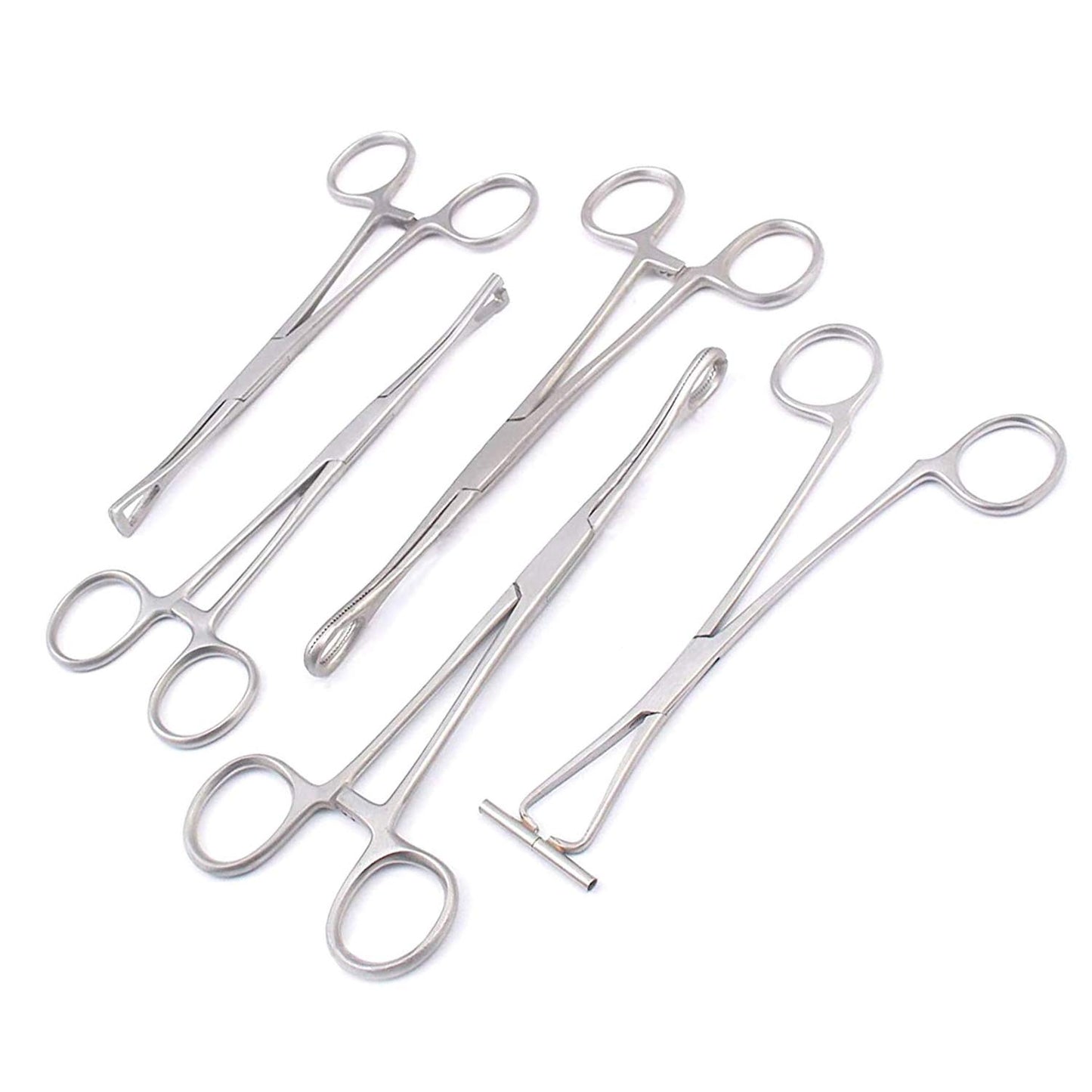 Piercing clamp set