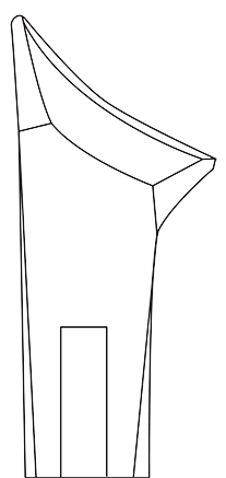 RUCK® Trapez Kopfschneider langer Schneide