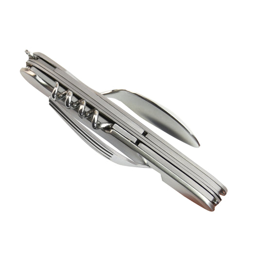 Stainless steel camping cutlery