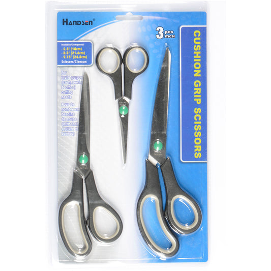 3-piece household scissors set