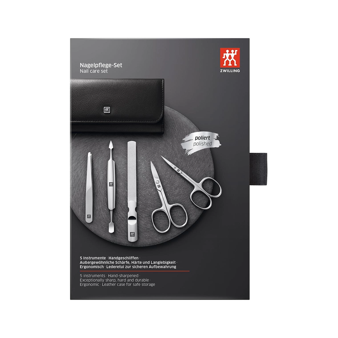 Classic Inox Maniküre Set Schwarz