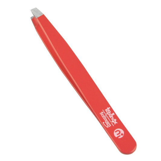 Pinzette, gerade, rostfrei, TopInox, rot