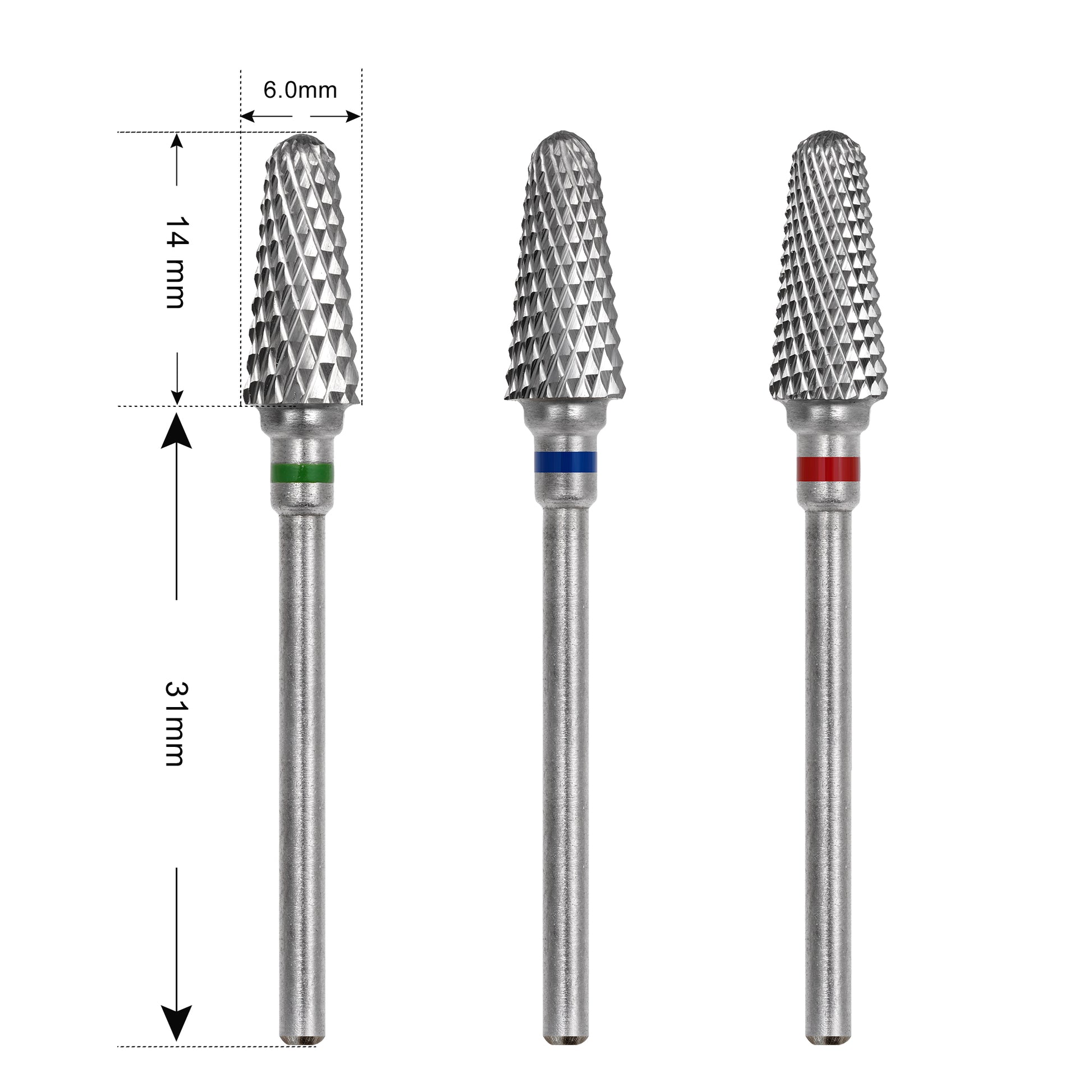 6.0 mm Flame Bit aus Hartmetall