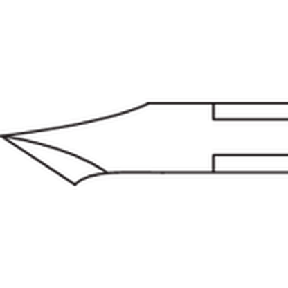 AESCULAP Hautzange 10 cm – Zeichnung