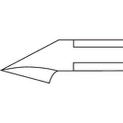 AESCULAP Hautzange HF465R – Zeichnung