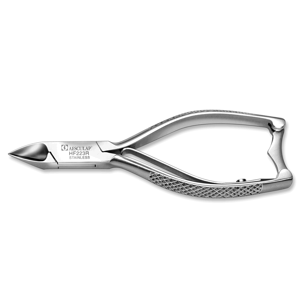 AESCULAP Nagelzange HF223R – 13 cm, leicht aufgewölbte Schneide