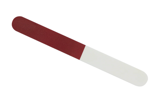 Polishing file - three polishing levels - shiny nails - red