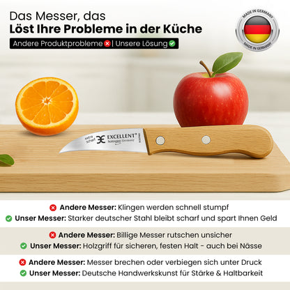 Solinger Küchenmesser - gebogene Schneide