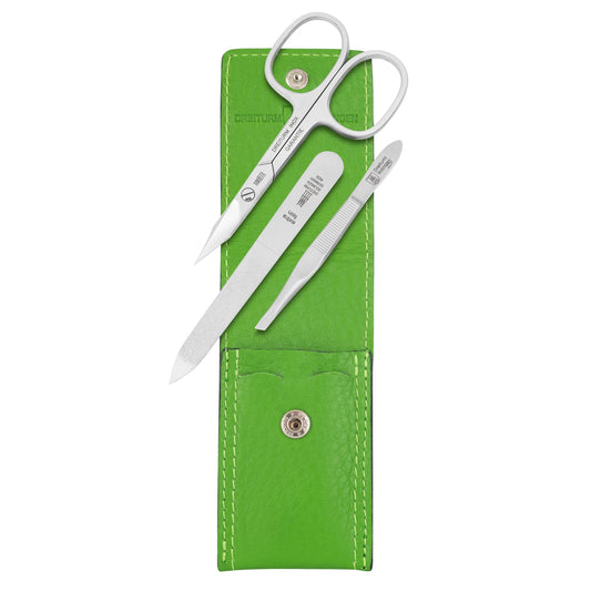 DREITURM 3-teiliges Maniküre-Etui – Kompakt, hochwertig, Made in Solingen - Modell Die Bunten