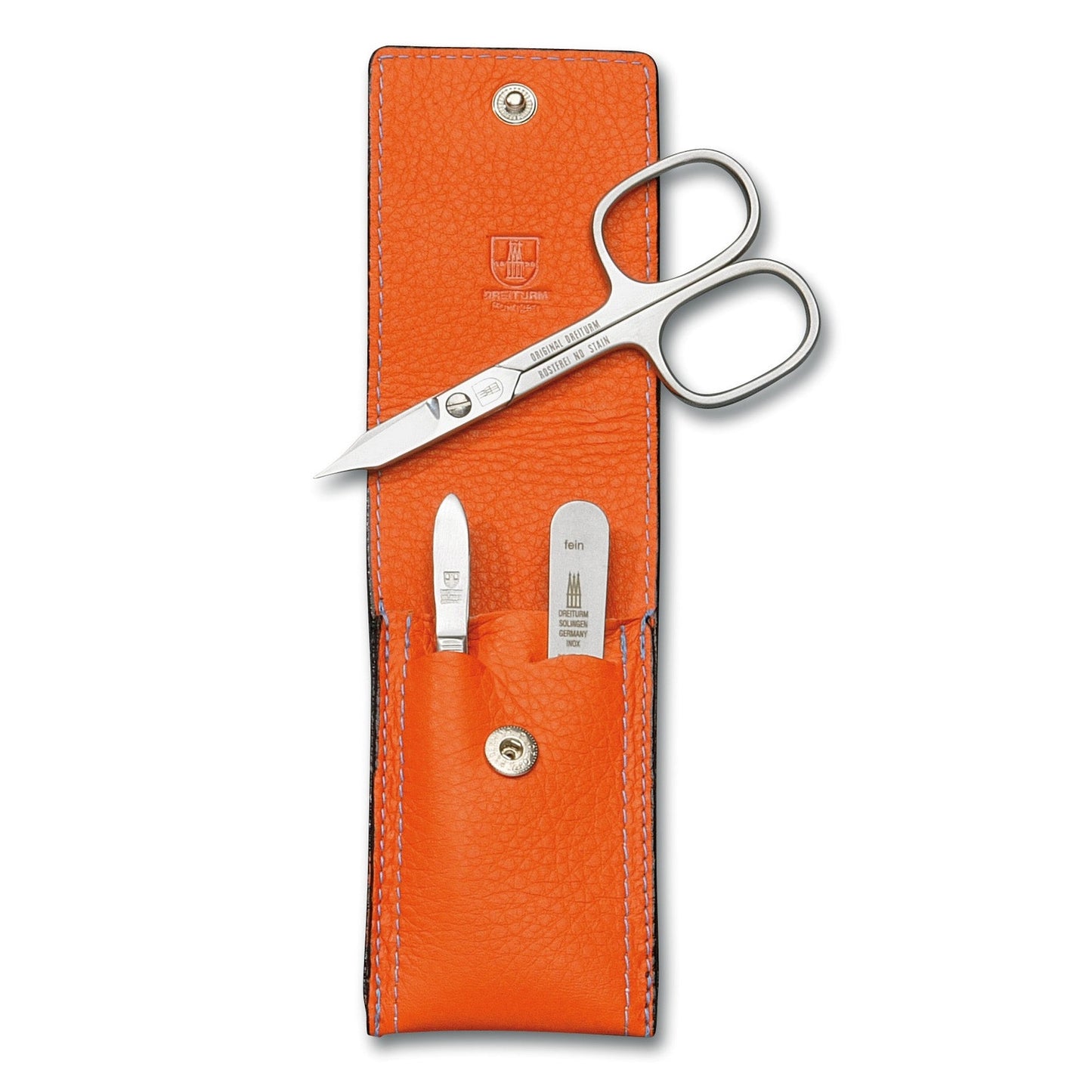 DREITURM 3-teiliges Maniküre-Etui – Kompakt, hochwertig, Made in Solingen - Modell Die Bunten