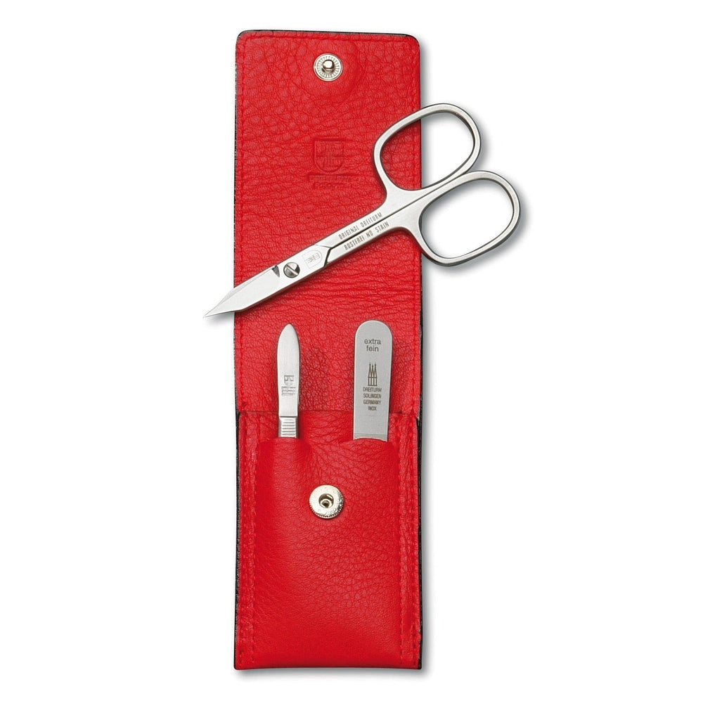DREITURM 3-teiliges Maniküre-Etui – Kompakt, hochwertig, Made in Solingen - Modell Die Bunten