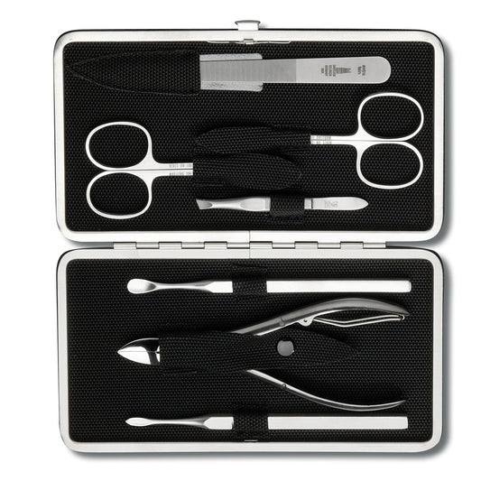 DREITURM Maniküre-Etuis – Maniküre Etui Made in Solingen - Modell BLACK TEX