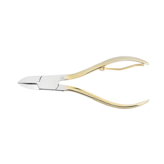 Dreiturm Nagelzange vergoldet 12 cm