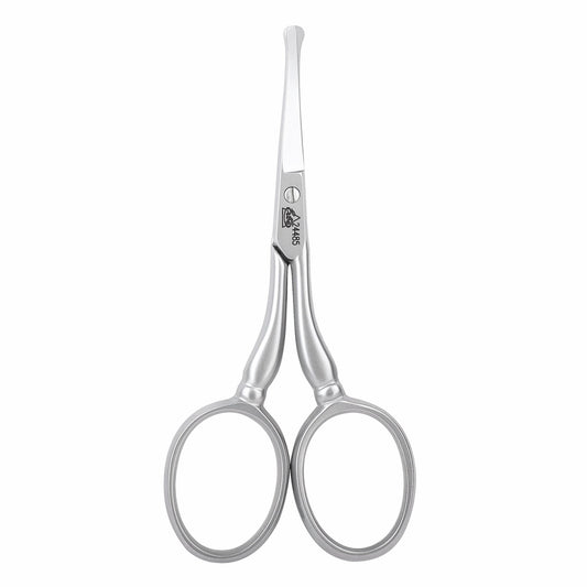 Erbe Bart und Nasenhaarschere Premium inox – Rostfreier Edelstahl, matt