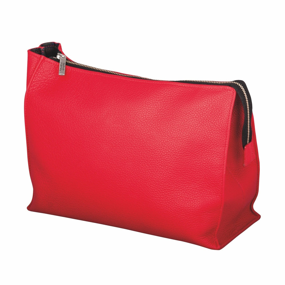 Erbe Lederkulturtasche Rot