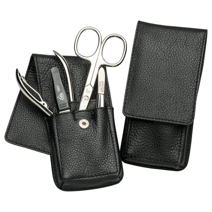 Erbe Manicure Stecketui Schwarz 4-teilig