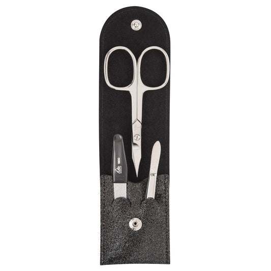 Erbe Maniküre Taschenetui Glamour 3-teilig – Etui im Glamour-Design
