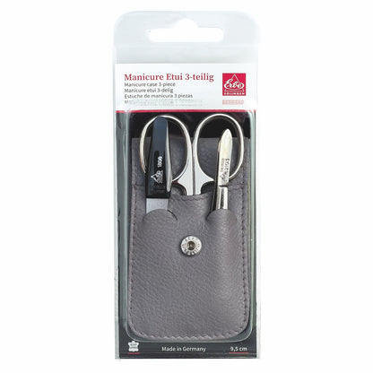 Erbe Manicure Taschenetui Grau Blisterverpackung