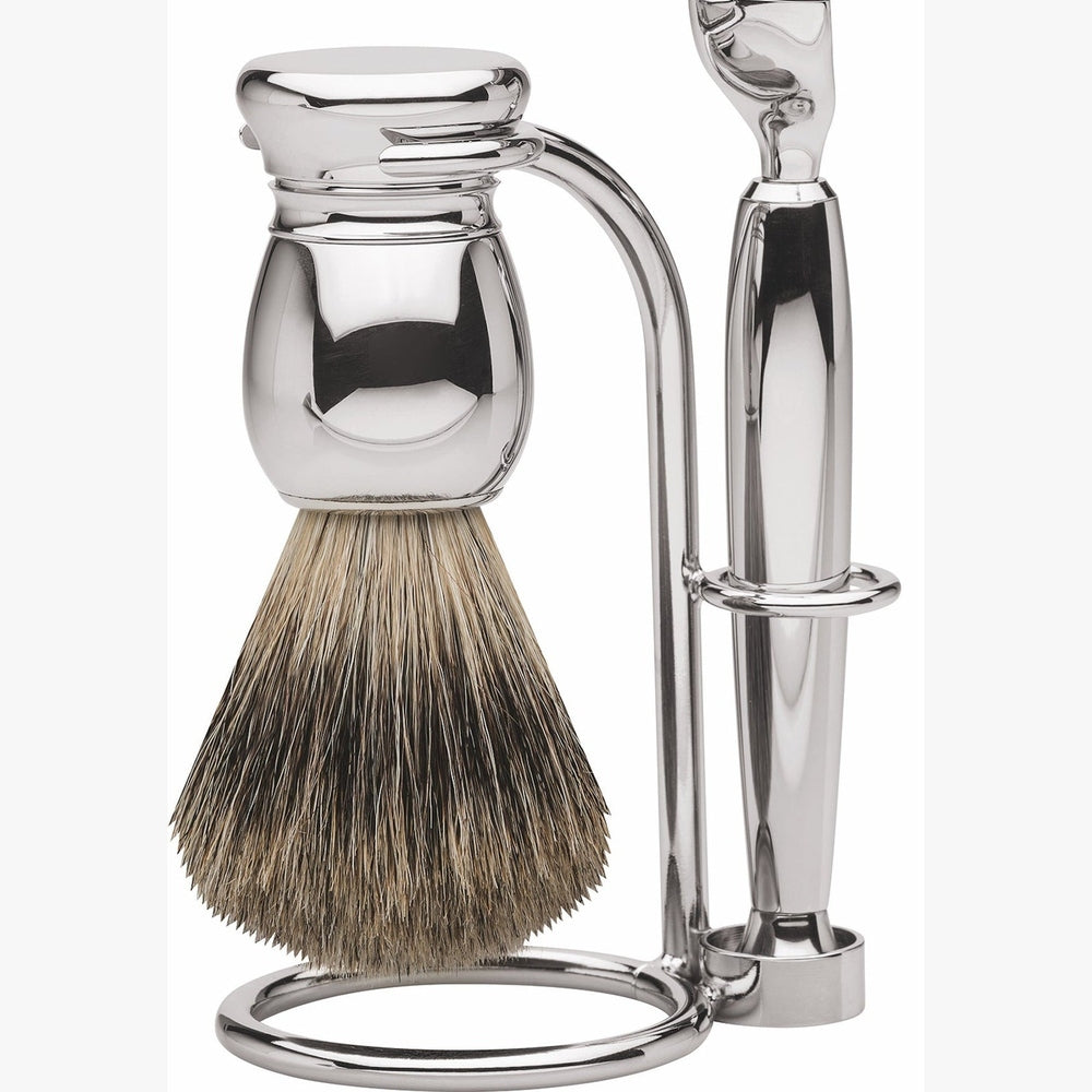 Erbe Milano Rasierset Gillette Mach3 Metall 3-teilig
