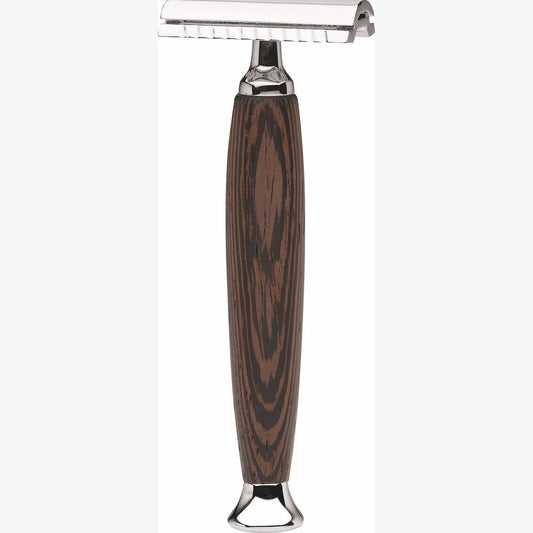 Erbe Rasierer Tradition Milano Wengeholz – Farbe Braun, Silber