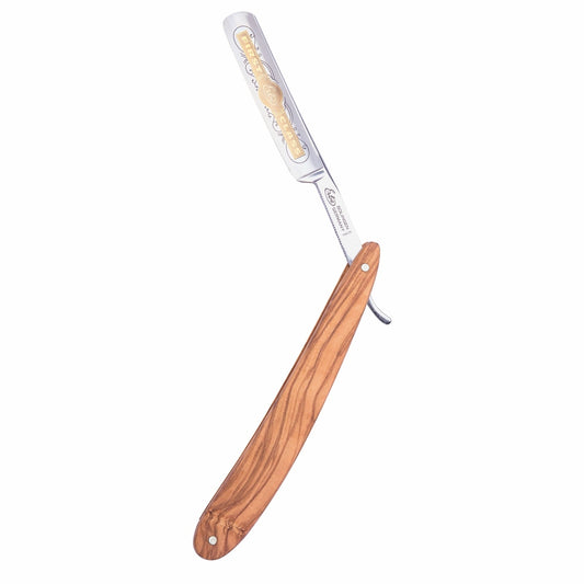 Erbe Rasiermesser Olivenholz Rostfrei – Länge 15 cm