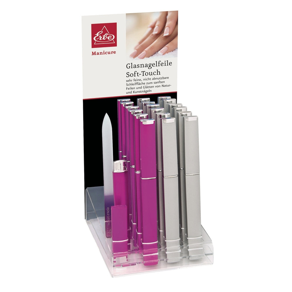 Erbe Thekenaufsteller Soft-Touch Glasfeile