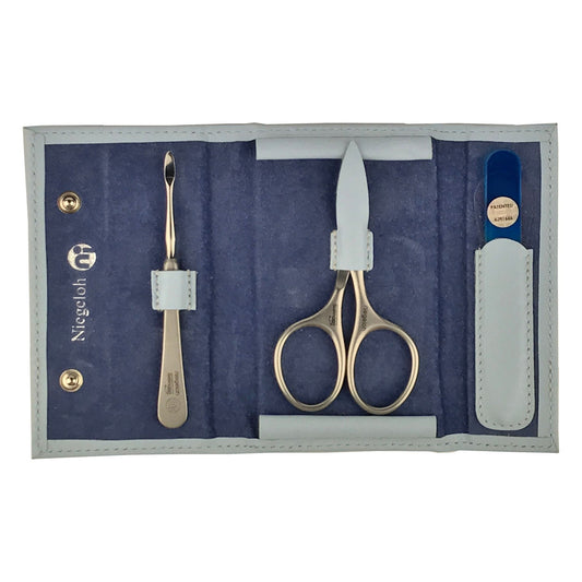 Etui Modell Baby Manicure-Etui 3 tlg. blau - Made in Solingen