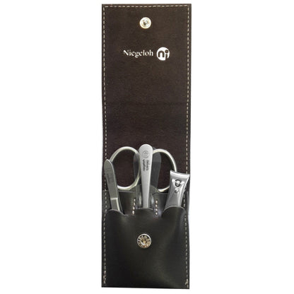 Etui Modell Glamorous Duo, chocolat - Made in Solingen