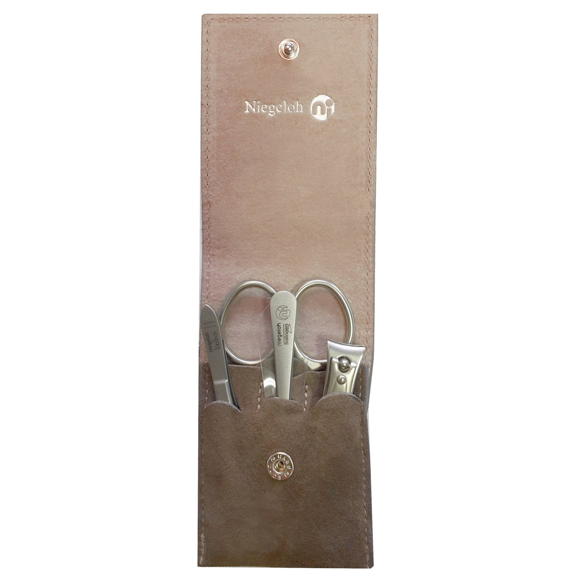 Etui Modell Glamorous Duo, nougat - Made in Solingen