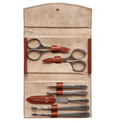 Etui Modell Manhattan L Cognac - Made in Solingen