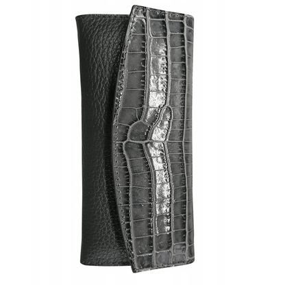 Etui Modell Manhattan L Grau - Made in Solingen