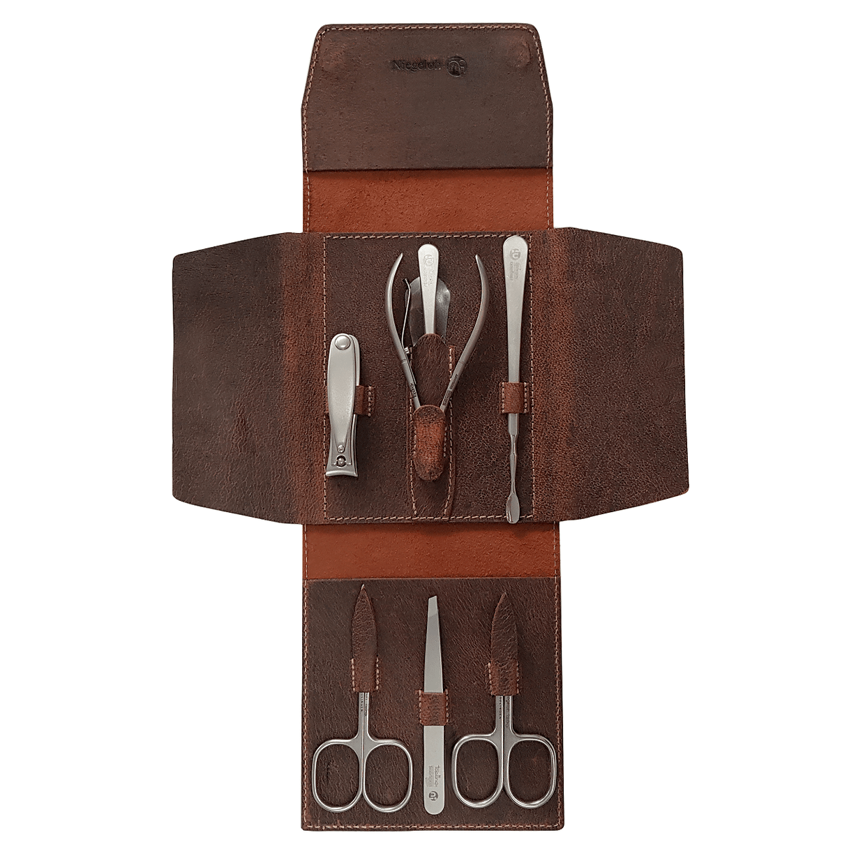 Etui Modell Texas L Braun - Made in Solingen