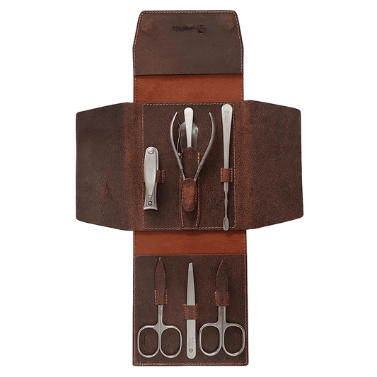 Etui Modell Texas L Braun - Made in Solingen