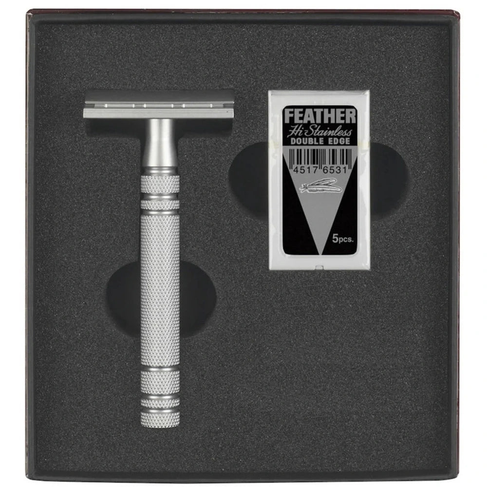 FEATHER Rasierhobel AS-D2, Edelstahl
