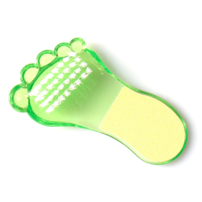 Fußfeile und Bürste