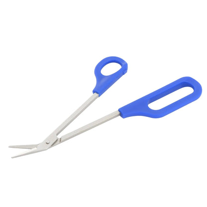 Fußnagelschere mit extra langem Griff blau