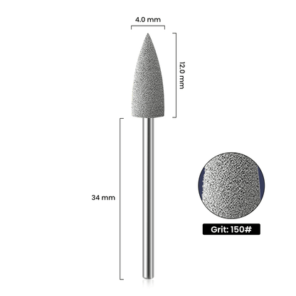 Präziser Silikon-Nagelpolierer Grau