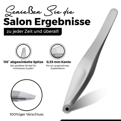 Haarzupf-Pinzette - Spitze schräg