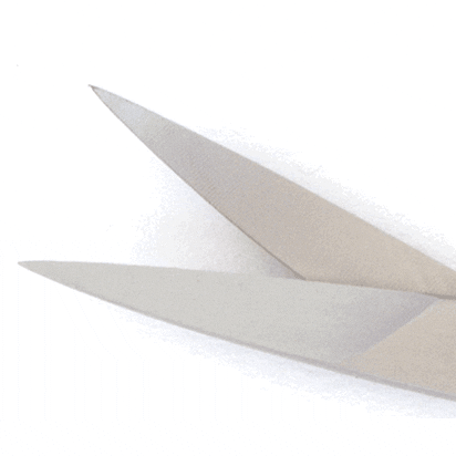 Hautschere spitz