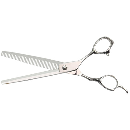 Hundehaarschere einseitig verzahnt