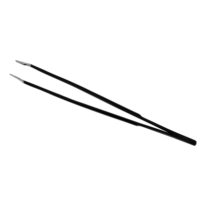 Pinzette schwarz - gerade Spitze