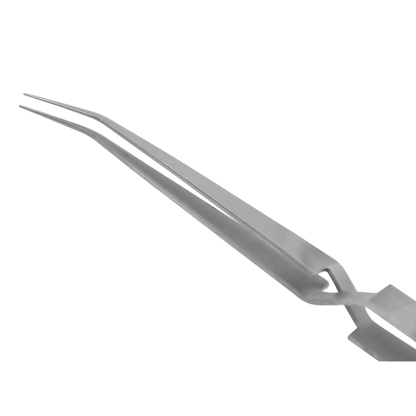 Kreuzpinzette & Feinmechaniker Pinzette spitz & gebogen