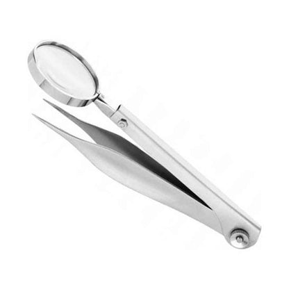 Lupenpinzette 11 cm, spitz